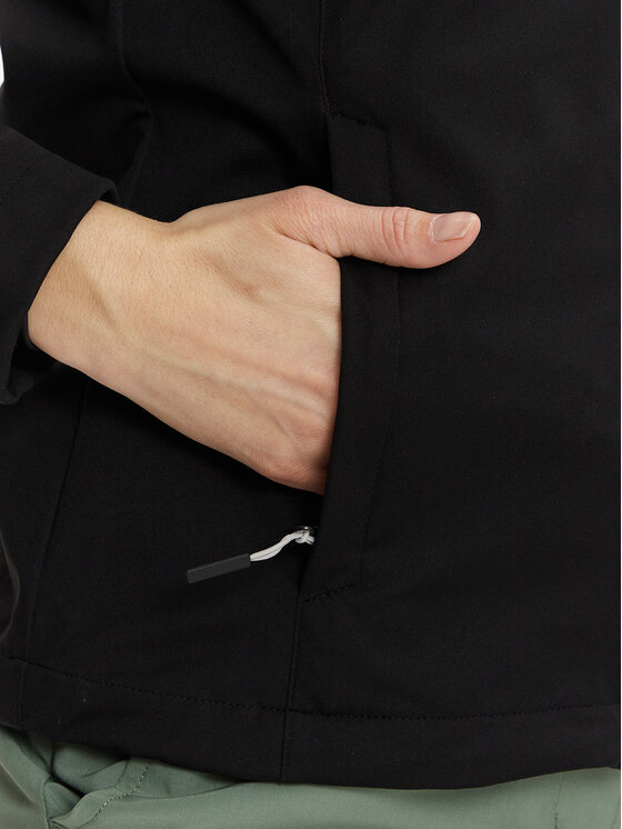 CMP CMP Μπουφάν αδιάβροχο 39A5016 Μαύρο Regular Fit