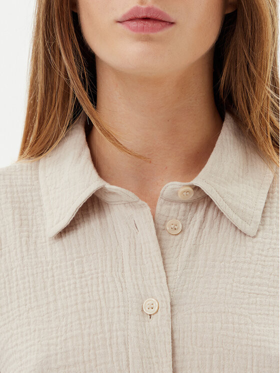 Vero Moda Vero Moda Cămașă Natali 10279685 Bej Standard Fit