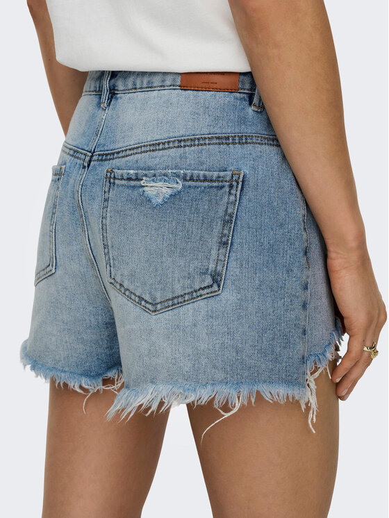 ONLY ONLY Szorty jeansowe Pacy 15256232 Niebieski Regular Fit