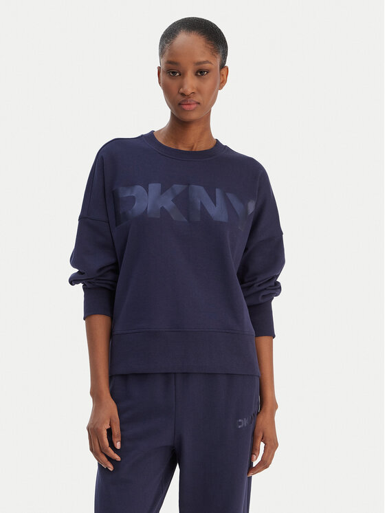 DKNY Sport DKNY Sport Mikina DP6T1561 Tmavomodrá Oversize