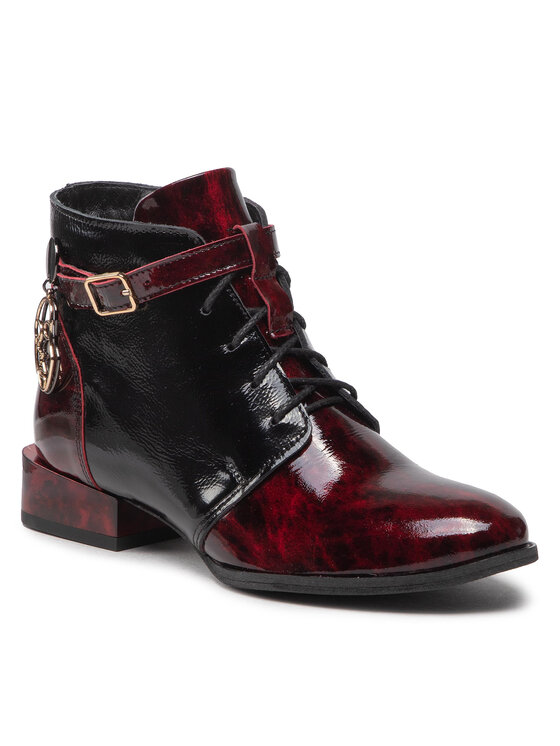 Maciejka Maciejka Schnürschuhe 5743A-23/00-7 Dunkelrot