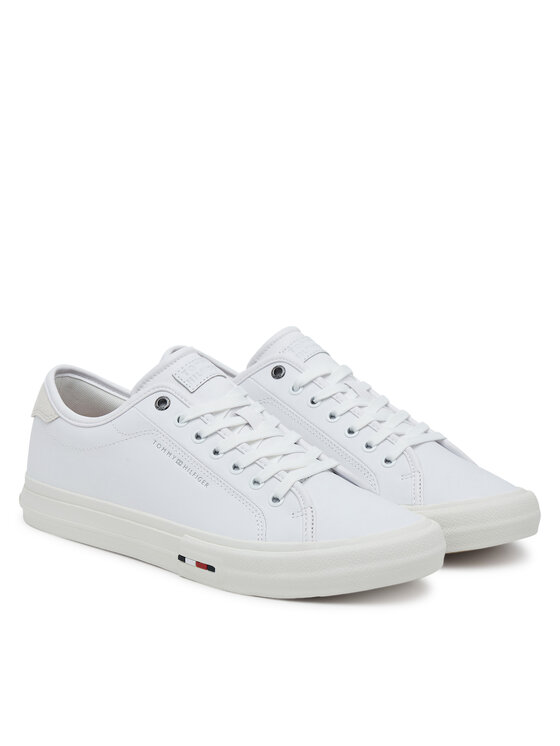 Tommy Hilfiger Tommy Hilfiger Teniși Th Hi Vulc Street Stitch FM0FM05645 Alb