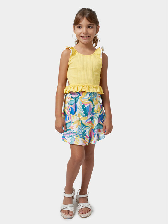 Mayoral Completo top e gonna 6967 Multicolore Regular Fit, taglia : 16Y