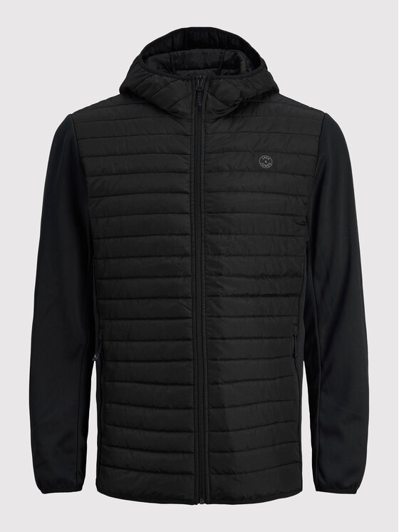 Jack&Jones Jack&Jones Демісезонна куртка Multi Quilted 12182242 Чорний Regular Fit