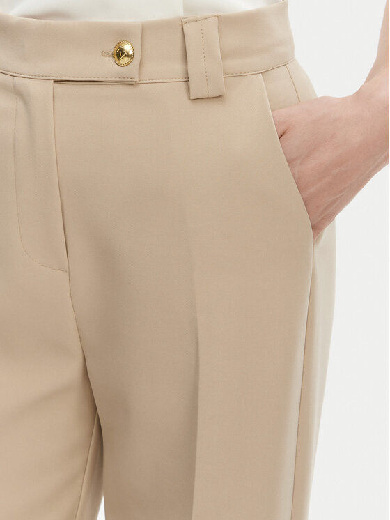 Maryley Maryley Stoffhose 25EB537/M26/43PG Beige Regular Fit
