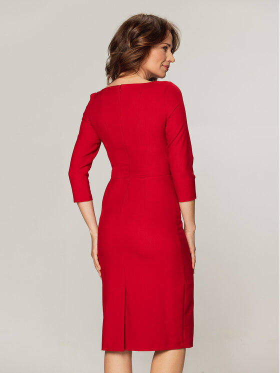 Willsoor Willsoor Sukienka codzienna 65151c Czerwony Close Fit