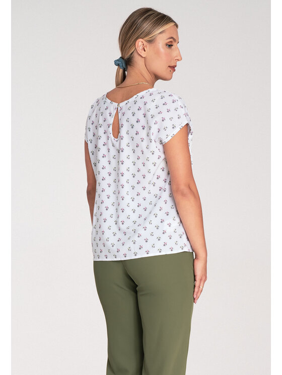 FIGL FIGL Bluzka M1048 Kolorowy Regular Fit