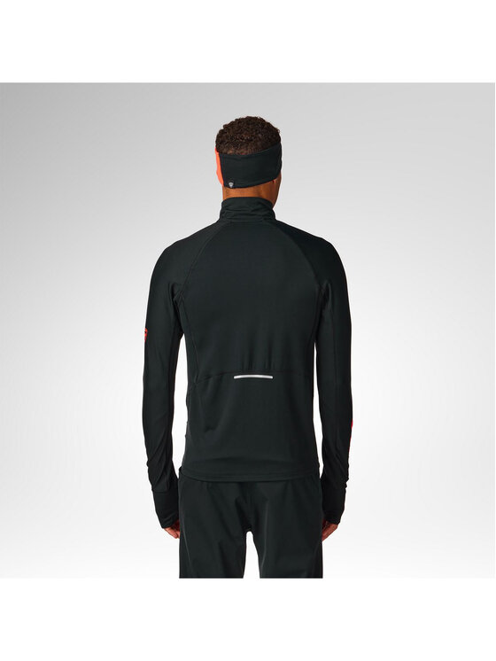 Rossignol Rossignol Bluza techniczna M Hero Half Zip First Layer Czarny Slim Fit