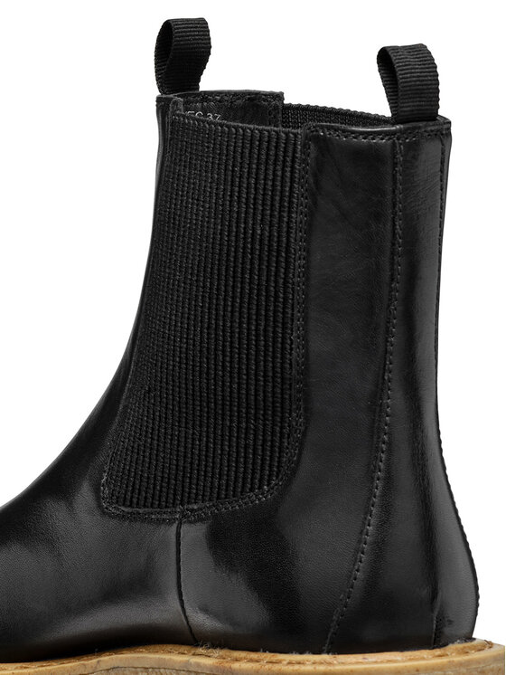 Geox Geox Kotníková obuv s elastickým prvkem D Elidea D36VEC 043NH C9999 Černá
