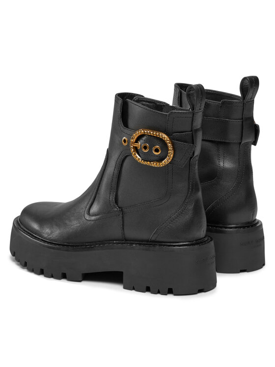 Kurt Geiger Kurt Geiger Kotníková obuv s elastickým prvkem 225-Mayfair Chelsea Boot 625700109 Černá