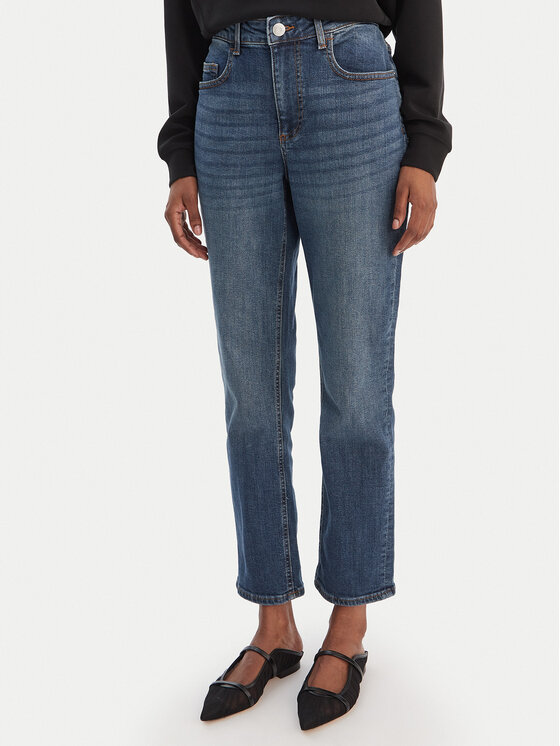 Vero Moda Vero Moda Džínsy Rosie 10342051 Modrá Straight Fit