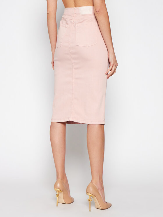 Marella Marella Spódnica jeansowa Dindi 31010115 Różowy Slim Fit