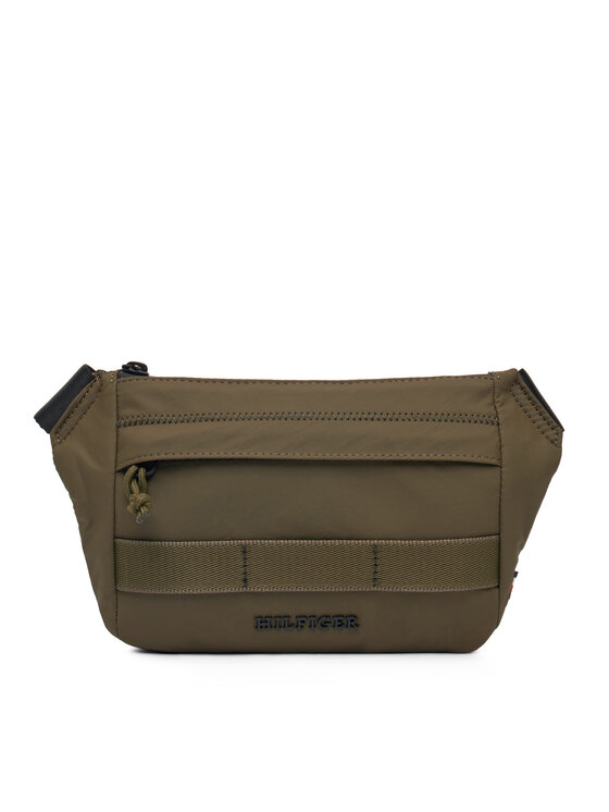 Férfi Övtáska Tommy Hilfiger, Zöld, Th Colour Bumbag AM0AM13220