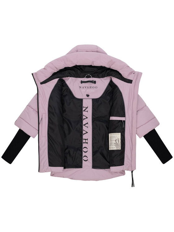 Navahoo Navahoo Kurtka zimowa Lotusherz Fioletowy Regular Fit