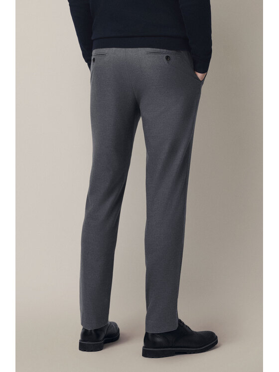 Lancerto Lancerto Spodnie materiałowe Gennaro SP131225000001 Szary Slim Fit
