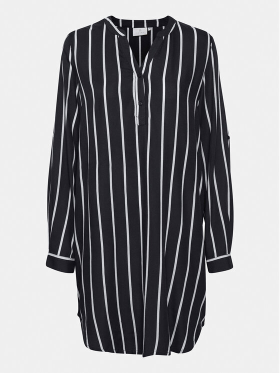 Kaffe Kaffe Sukienka koszulowa Marana 10551803 Czarny Relaxed Fit