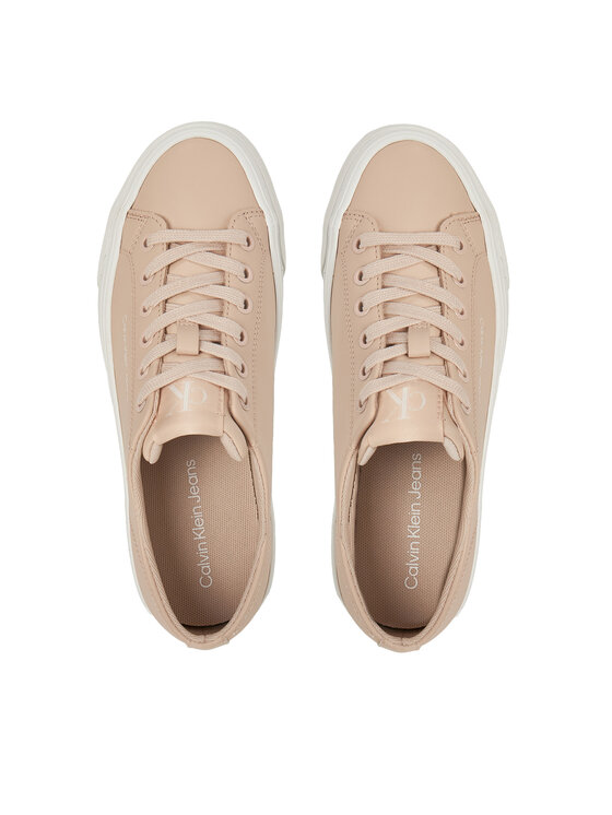 Calvin Klein Jeans Calvin Klein Jeans Sneakers Vulc Flatform Low Mg Lth YW0YW01771 Roz