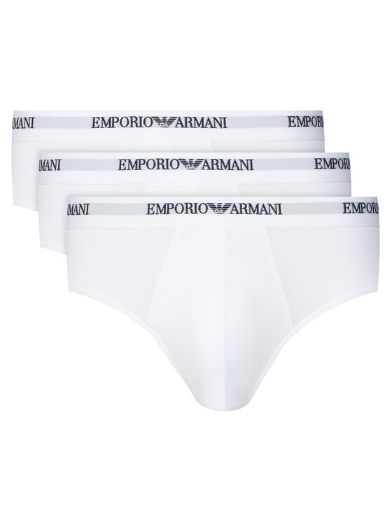 Emporio Armani Underwear Komplet 3 par slipów EM000258 AF14132 M0066 Biały