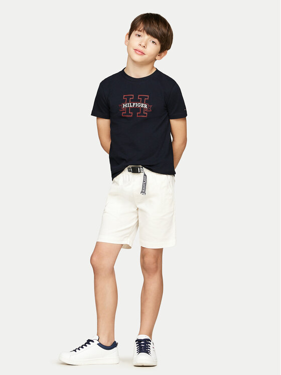 Tommy Hilfiger Tommy Hilfiger Тишърт KB0KB09028 Тъмносин Regular Fit