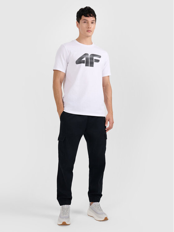 4F 4F T-Shirt NOS Biały Regular Fit