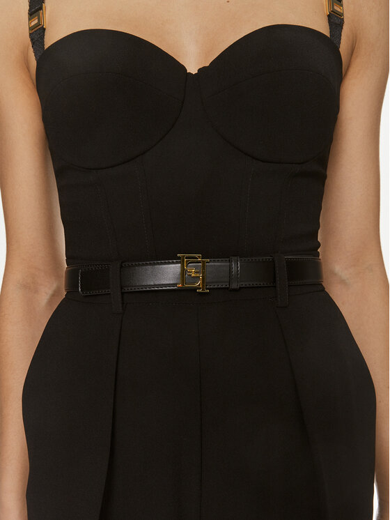 Elisabetta Franchi Elisabetta Franchi Ολόσωμη φόρμα TU-014-41E2-V540 Μαύρο Regular Fit