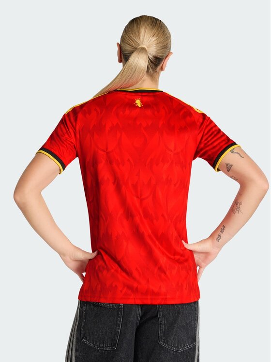 adidas adidas Koszulka techniczna Belgium 26 Home Jersey Czerwony Regular Fit
