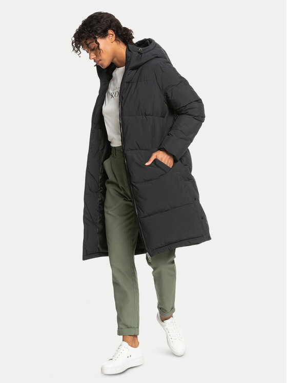 Roxy Roxy Зимно яке Test Of Time ERJJK03513 Черен Regular Fit