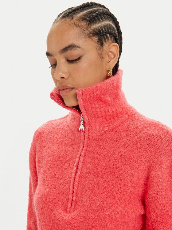Patrizia Pepe Patrizia Pepe Bluză cu gât 2K0298 K222 Coral Relaxed Fit