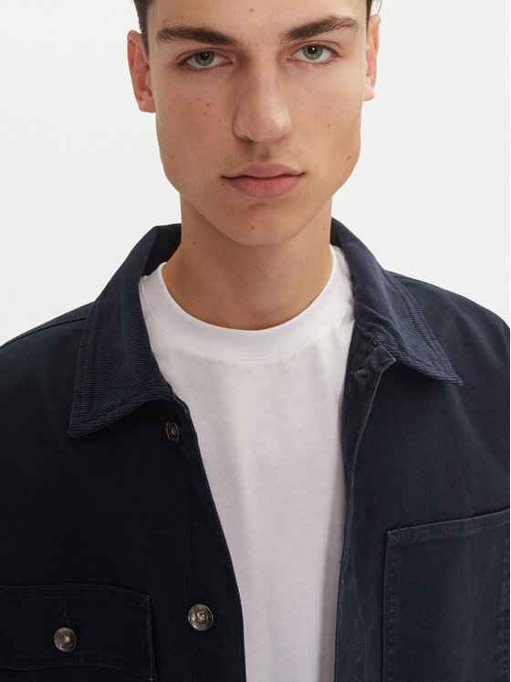 Champion Champion Camicia 220505 Blu scuro Loose Fit