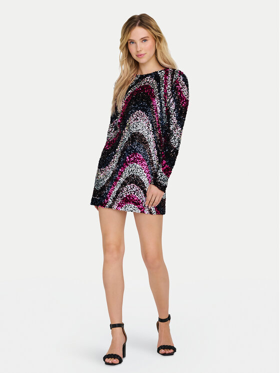 ONLY ONLY Koktel haljina Sofie 15334081 Šarena Slim Fit