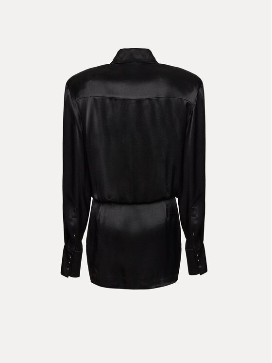 La Mania La Mania Večerní šaty NACRE Černá Basic Fit