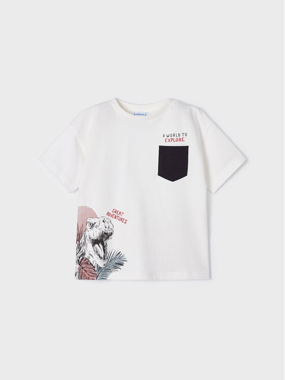 Mayoral Mayoral T-särk 3005 Valge Regular Fit