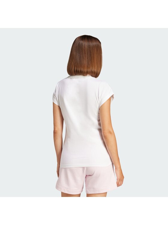 adidas adidas T-Shirt Essentials Linear JC8239 Biały Slim Fit