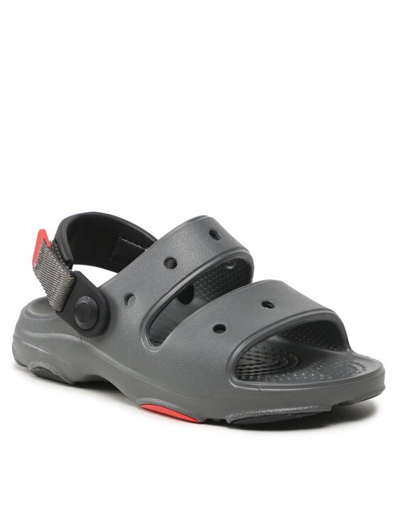 Crocs Crocs Sandały Classic All-Terrain Sandal Kids 207707 Szary