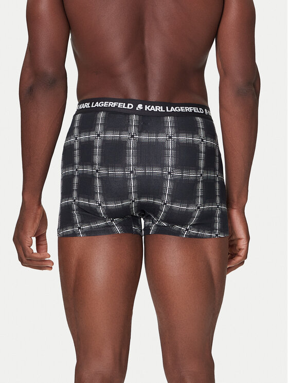 KARL LAGERFELD KARL LAGERFELD Set di 3 boxer A4M47002 Nero