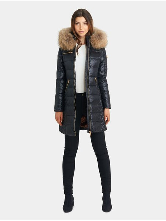 ROCKANDBLUE ROCKANDBLUE Vatovaná bunda 21454-96918999 Černá Slim Fit