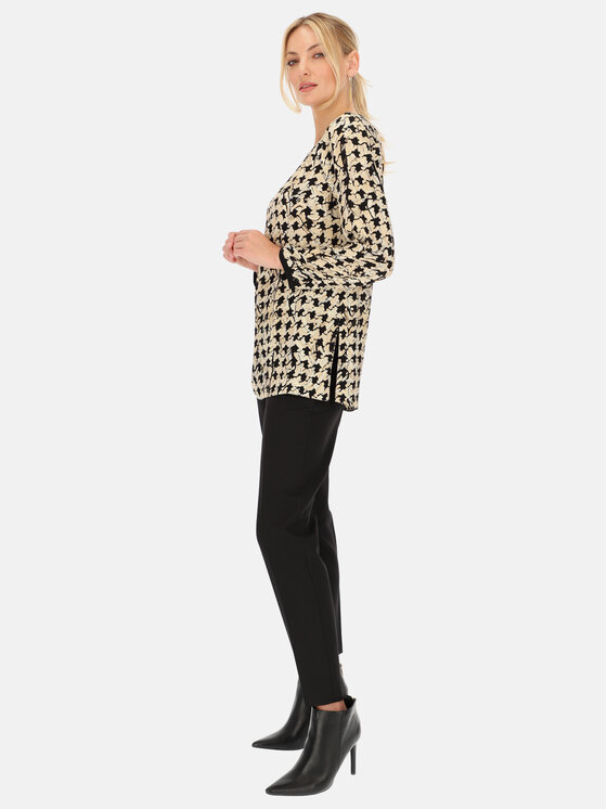 L’AF L’AF Tunika Stefani Beżowy Regular Fit