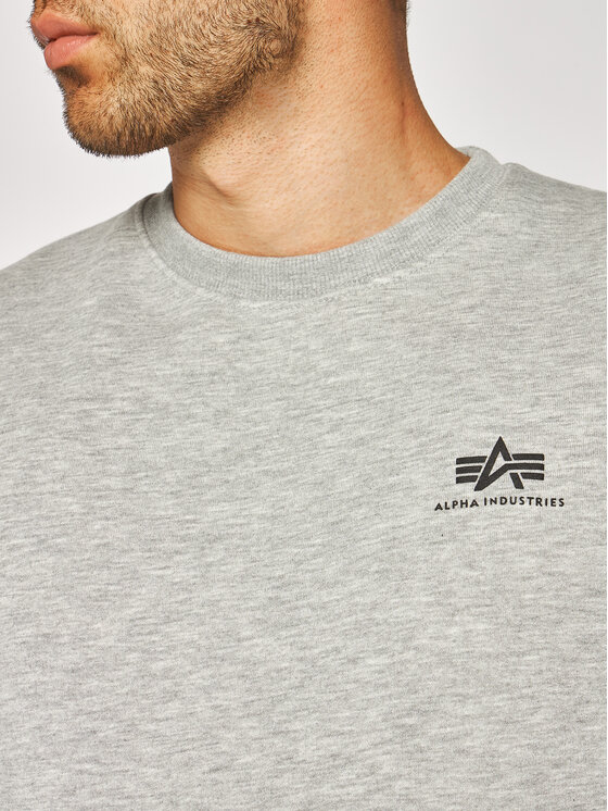 Alpha Industries Alpha Industries Mikina Basic 188307 Šedá Regular Fit