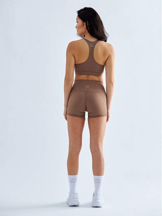 BeShaped BeShaped Športová podprsenka z Kieszeniami - Fit Me Hnedá