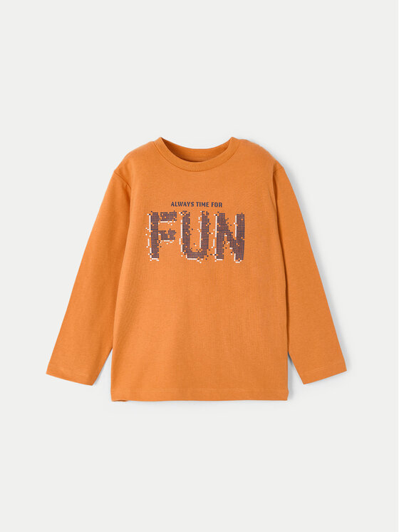 Mayoral Mayoral Set dveh bluz 4053 Oranžna Regular Fit
