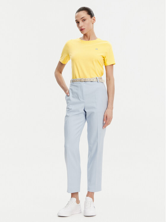 Tommy Hilfiger Tommy Hilfiger Тишърт WW0WW45522 Жълт Regular Fit