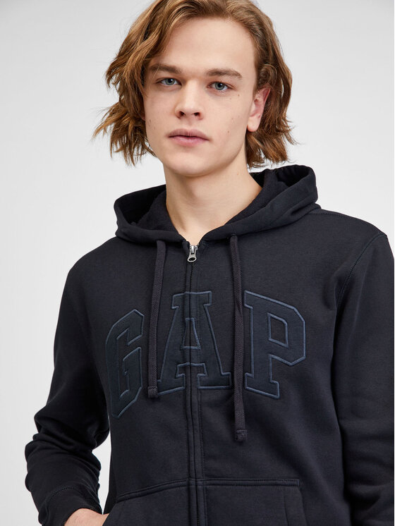 Gap Gap Суитшърт 499917-06 Черен Regular Fit