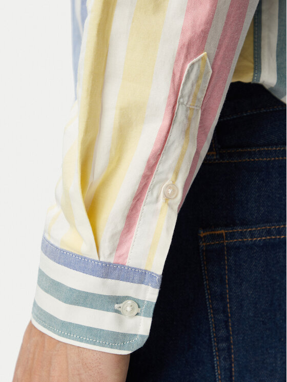 Tommy Jeans Tommy Jeans Krekls Oxford DM0DM23246 Daudzkrāsains Relaxed Fit