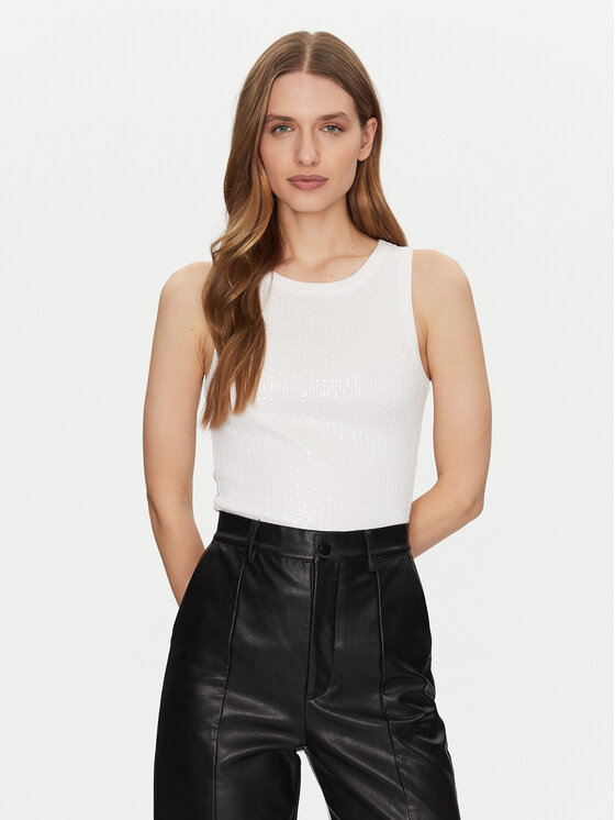 Guess Guess Top W5GP06 KCS10 Alb Regular Fit