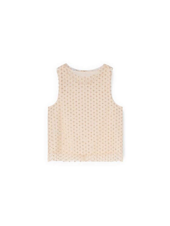 Motivi Motivi Blusa 2030Q001932N002 Crema Cropp Fit