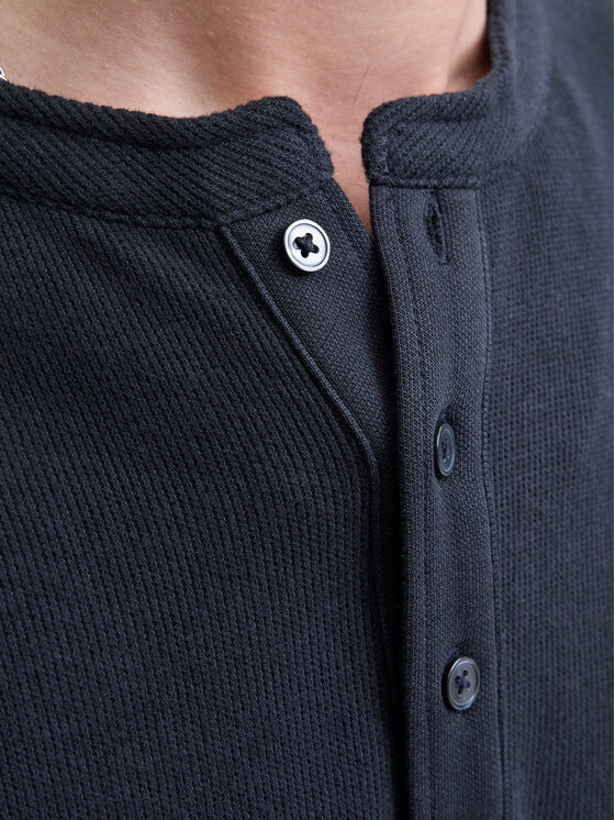 Jack & Jones Jack & Jones S dlouhým rukávem Blutyrell 12266583 Tmavomodrá Regular Fit