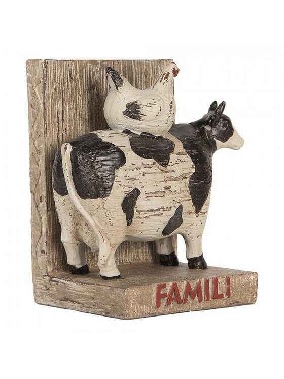 MIAhome MIAhome Komplet podpórek do książek Farm 17x10x14 cm Beżowy