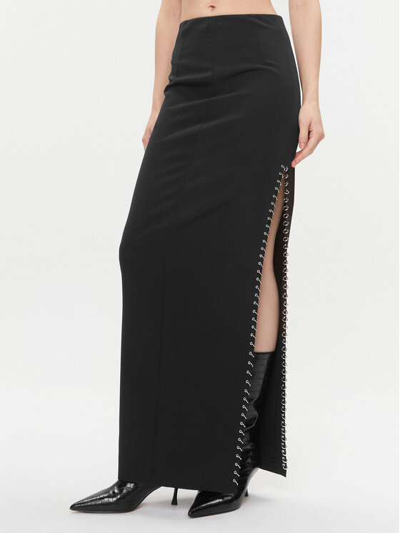 Patrizia Pepe Patrizia Pepe Maxi krilo 2G0955/A360-K103 Črna Regular Fit