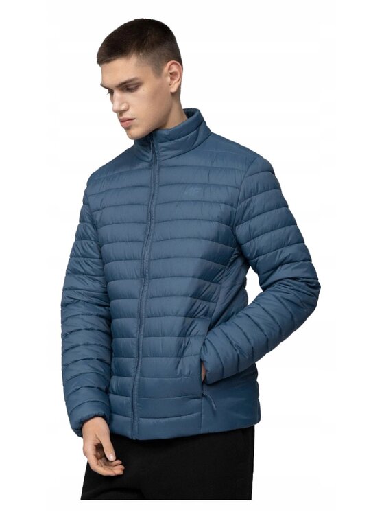 4F 4F Kurtka przejściowa KUMP002 Niebieski Comfortable Fit