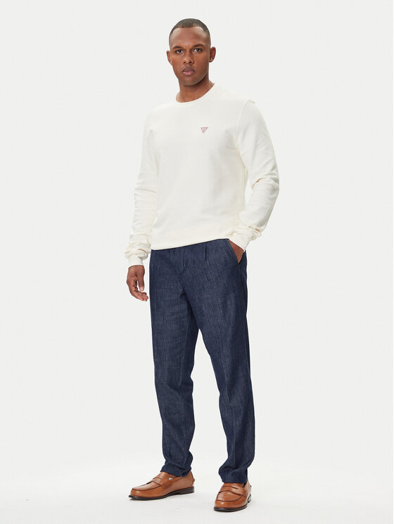 Guess Jeans Guess Jeans Džemperis M4BI77 KCII1 Écru Regular Fit